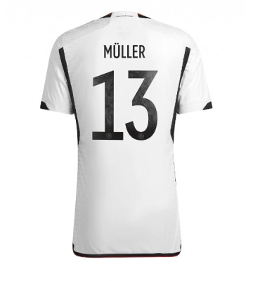 Tyskland Thomas Muller #13 Hemmatröja VM 2022 Korta ärmar